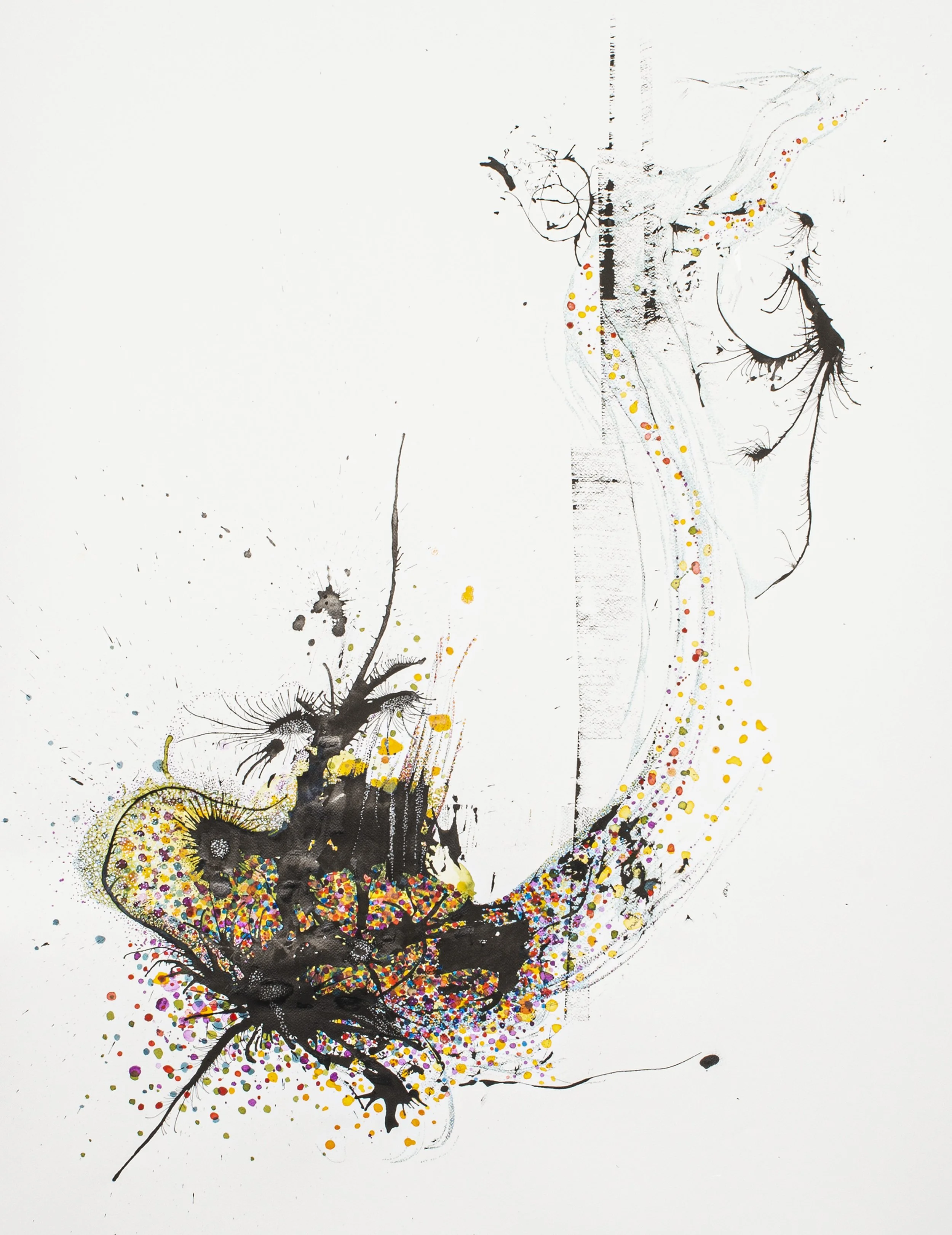  100 cm x 135 cm Ink on 300 g/m² Fabriano watercolor paper 2020 