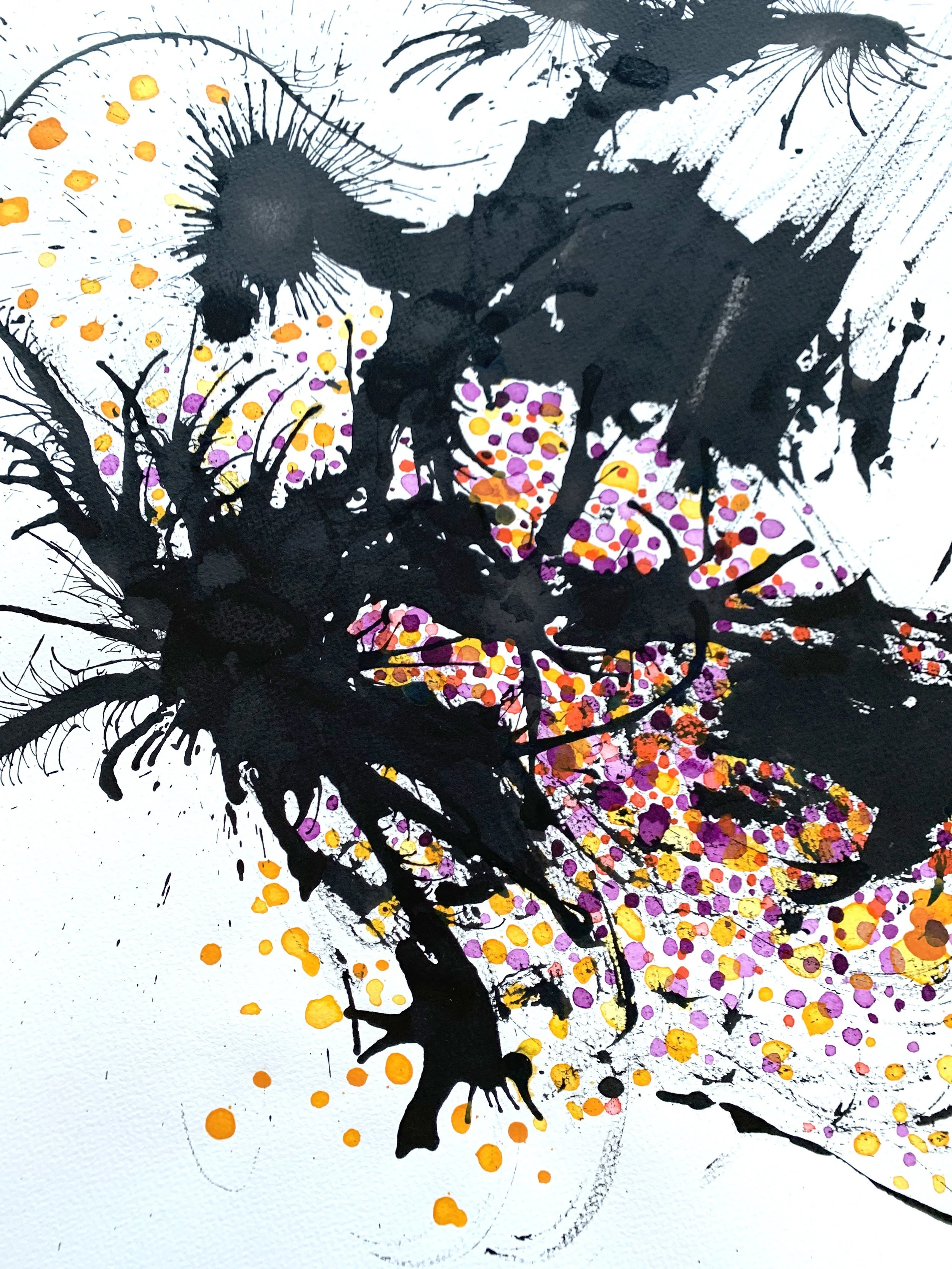  100 cm x 135 cm Ink on 300 g/m² Fabriano watercolor paper 2020 