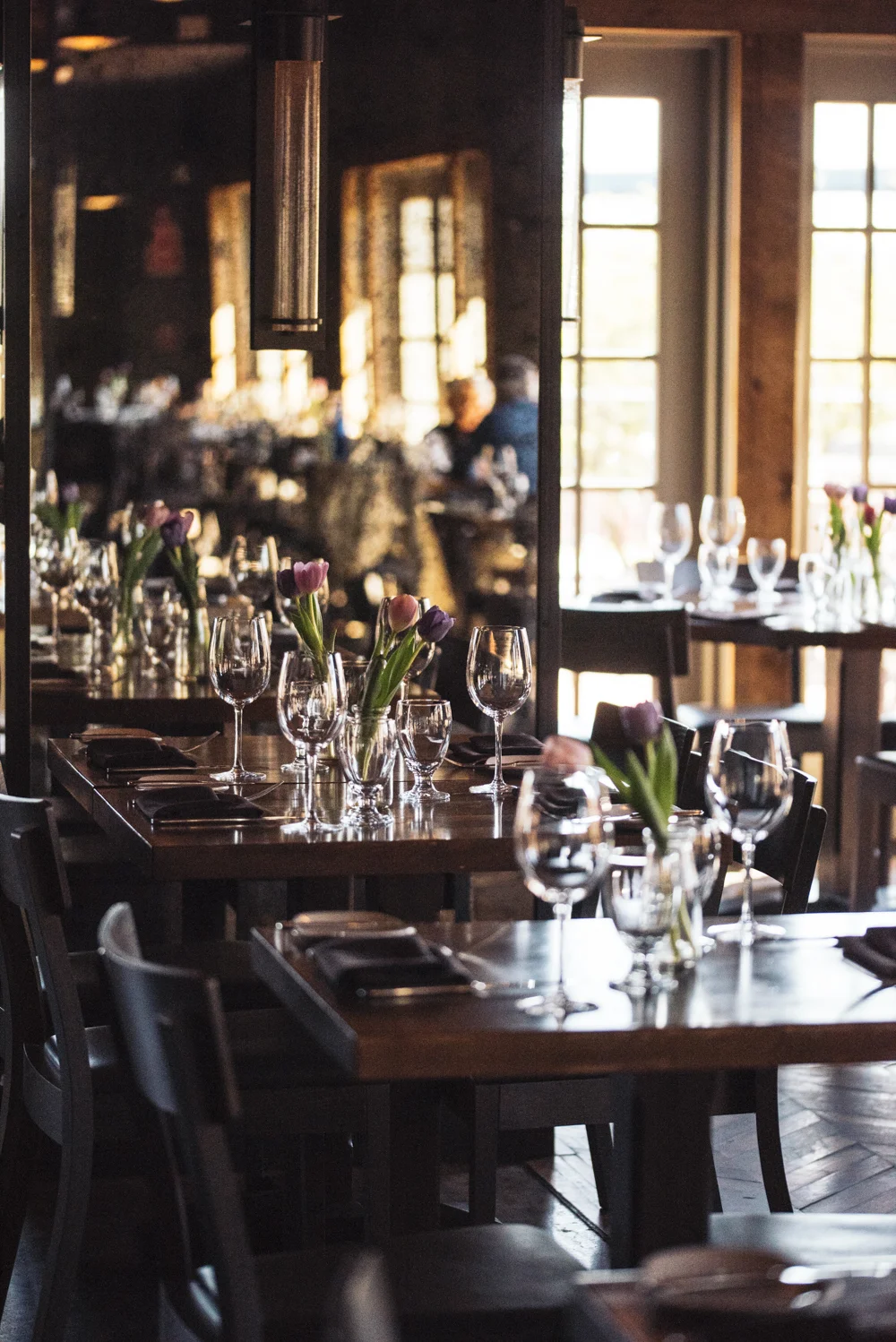 Our dining room, filled with light, can host your next private event.