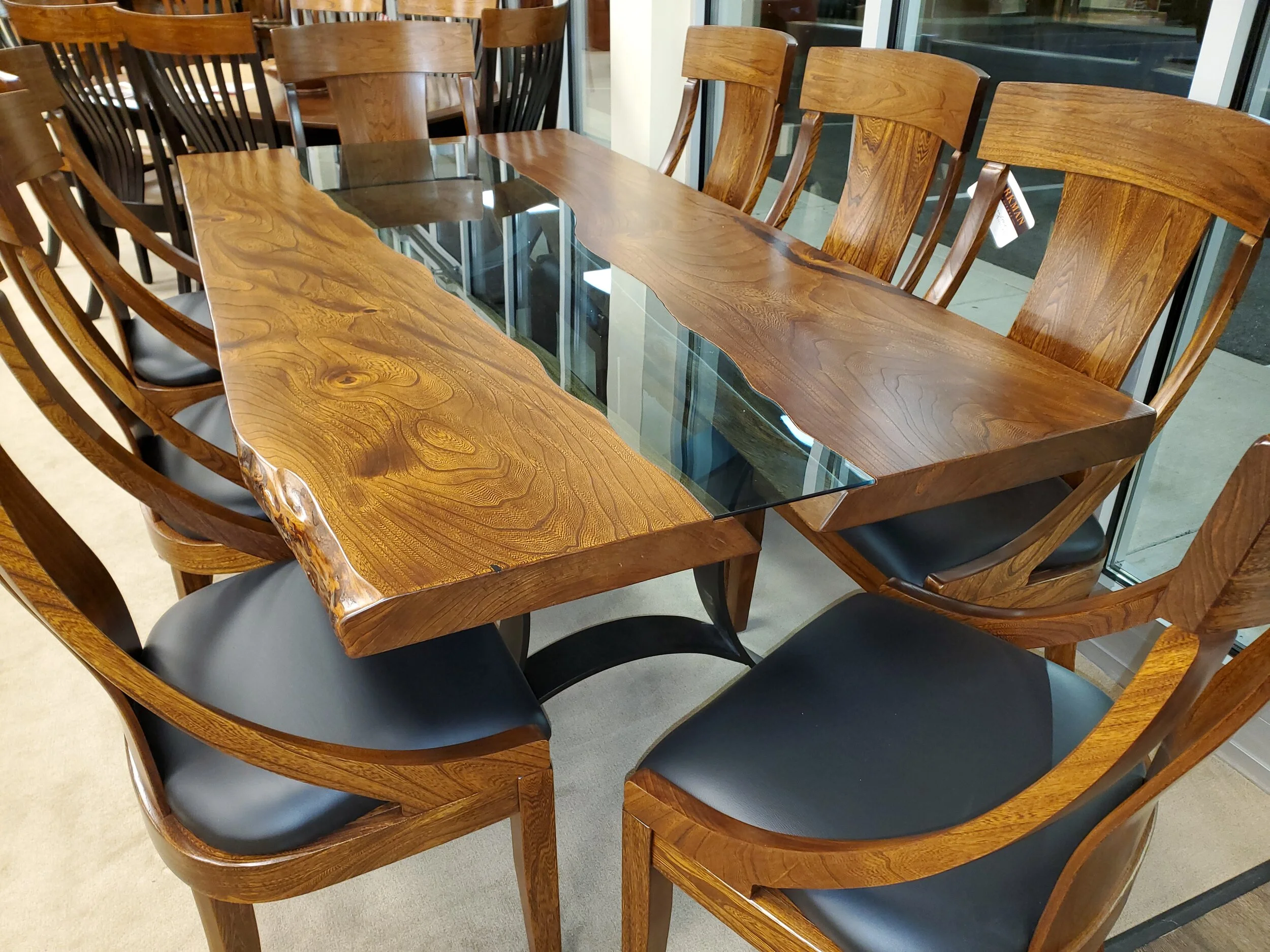 Glass River Dining Table