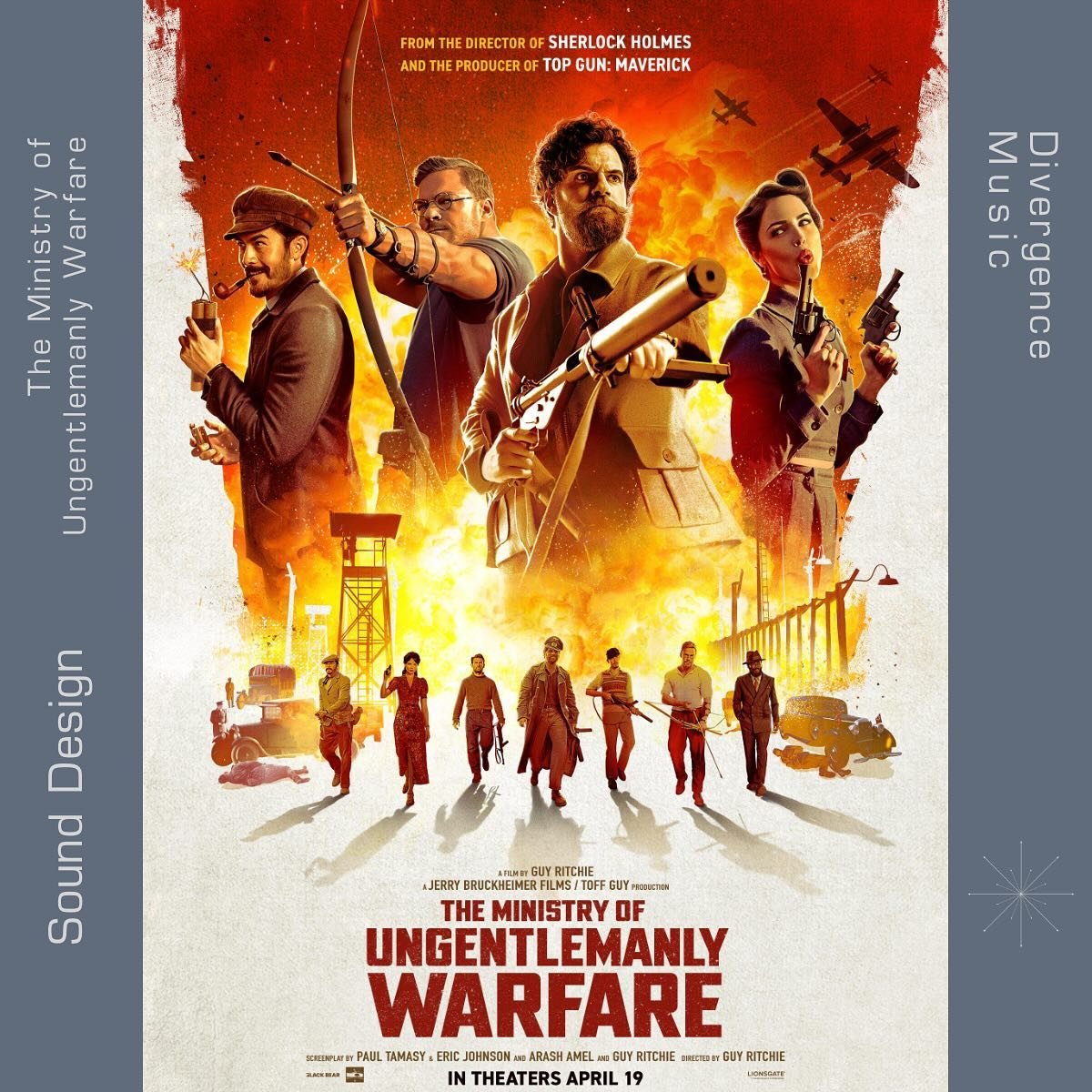 Check out sound design from our DVices and Action Cadences series&rsquo; in the @ungentlemanlywarfare campaign.

Thanks to @lionsgate for working with us on this one!