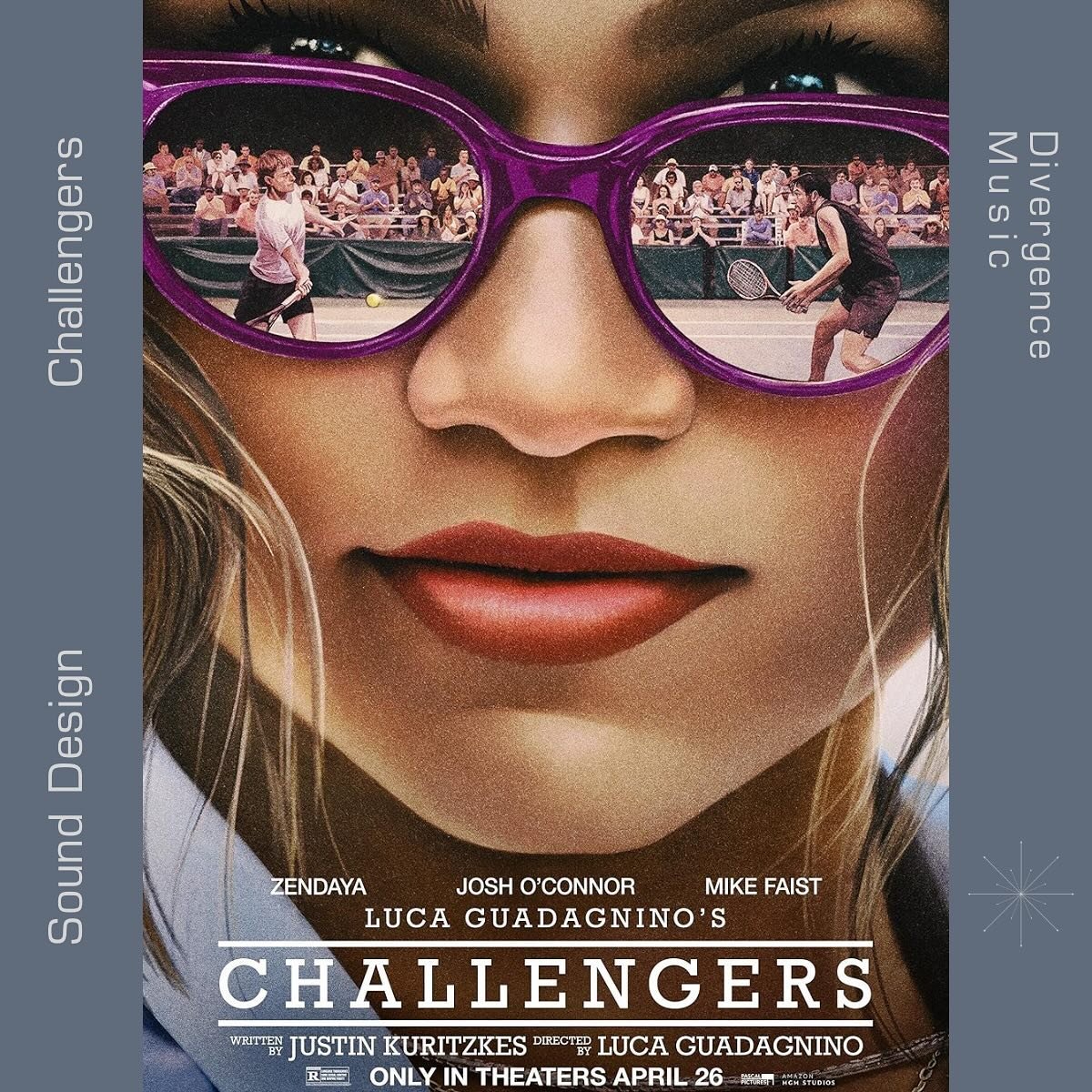 Excited for the Friday release of @challengersmovie to cap off a great campaign, which we were very proud to be a part of! You&rsquo;ll hear sound design from our Dvices series throughout.

Thanks to our friends at @amazonmgmstudios for bringing us o