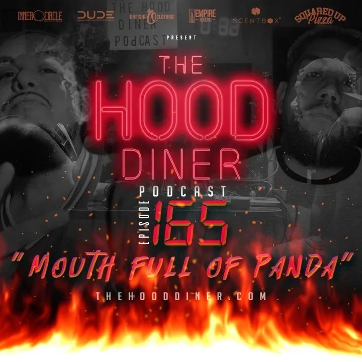 🎙Ep 165 - Mouth Full of Panda

This week in The Diner&hellip;.Century fresh back from Vegas, still hungover and has multiple bowel movements, and kAZ is starstruck as Larry June eats some Squared Up Pizza.

Listen Now: Pod.Link/HOOD or TheHoodDiner.