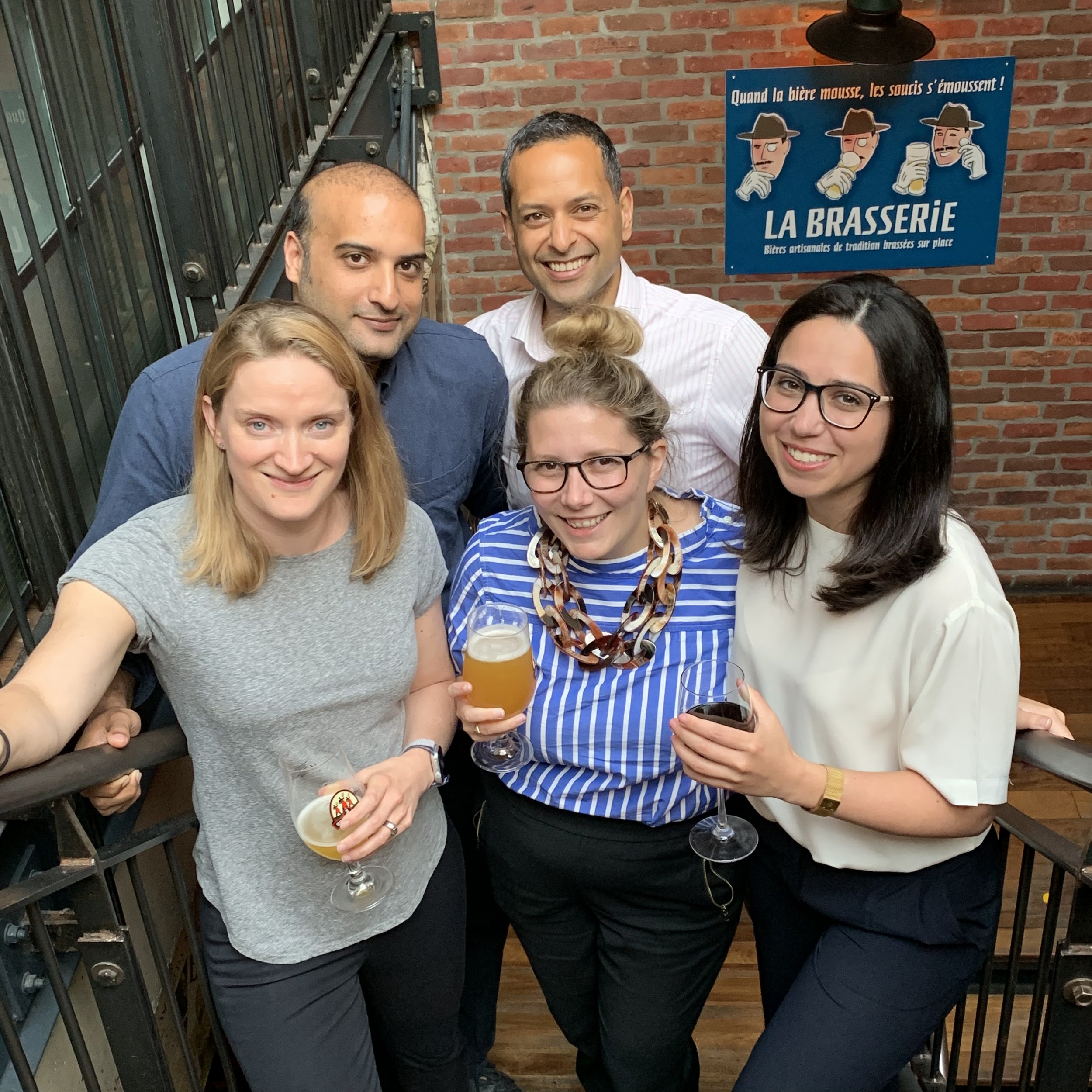 Orthopaedic Fellows 2018-2019 L to R: Dell McLaughlin, Saqib Noor, Alpesh Kothari, Katie Rosenwasser, Joana Teixeira