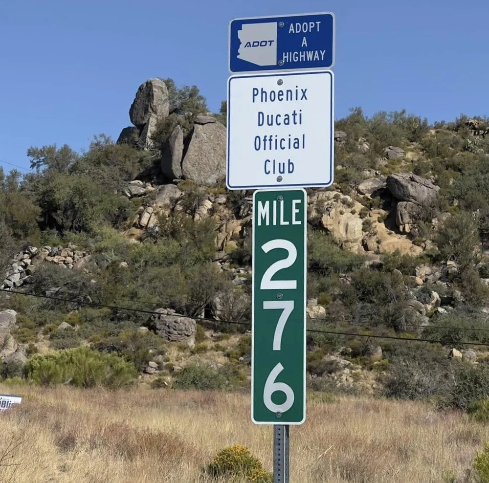 Adopt a Highway — PHX Ducati community initiative