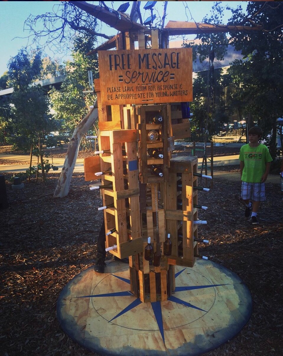 Installation, "The Message Tree", La Jolla Playhouse WOW Festival, 2015