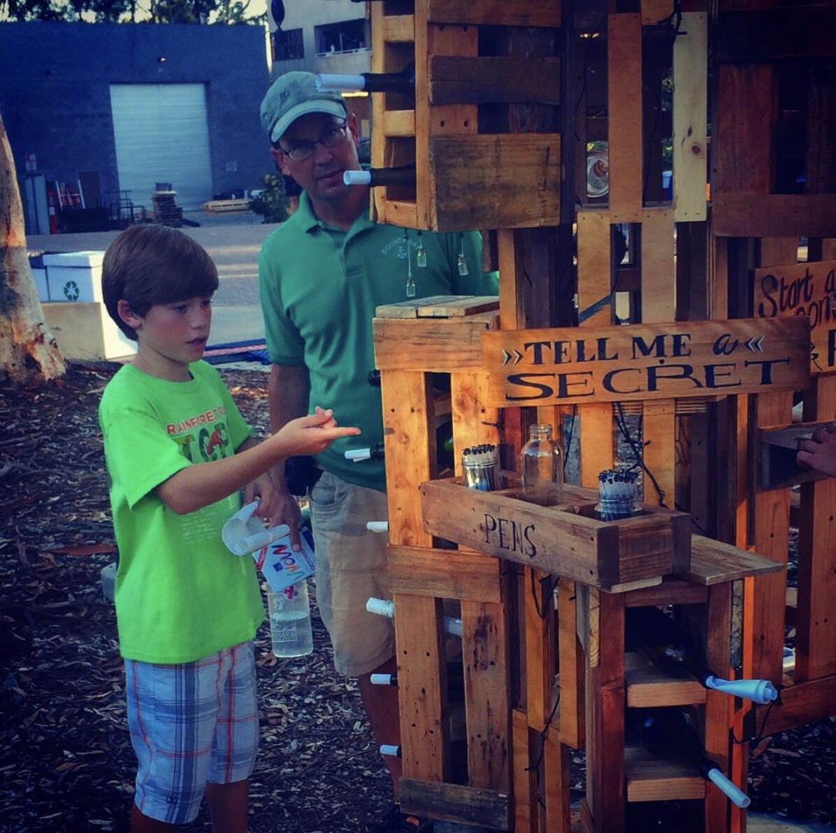 Installation, "The Message Tree", La Jolla Playhouse WOW Festival, 2015