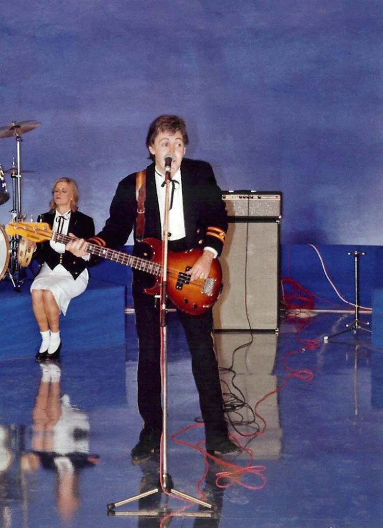 Paul & Linda McCartney - 'Take It Away' video shoot.jpg