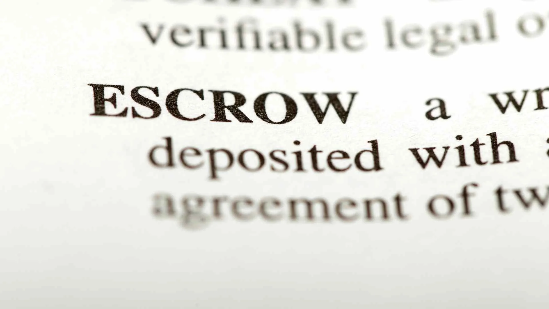What is Escrow?