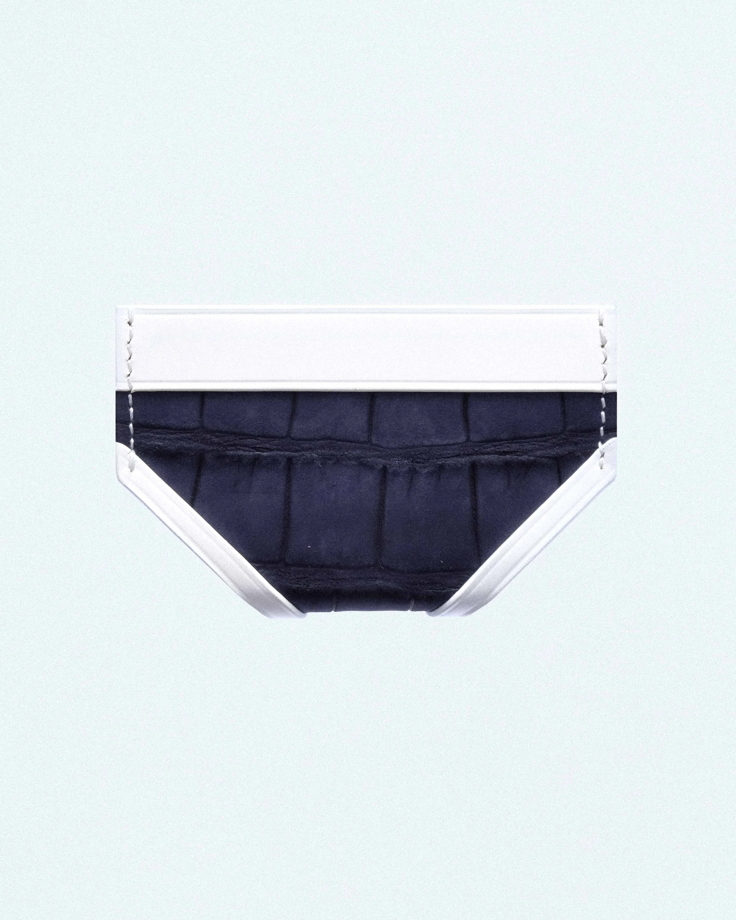 BRIEF CARD CASE IN BLUE SUEDE CROCODILE WITH WHITE TRIM-8.jpg