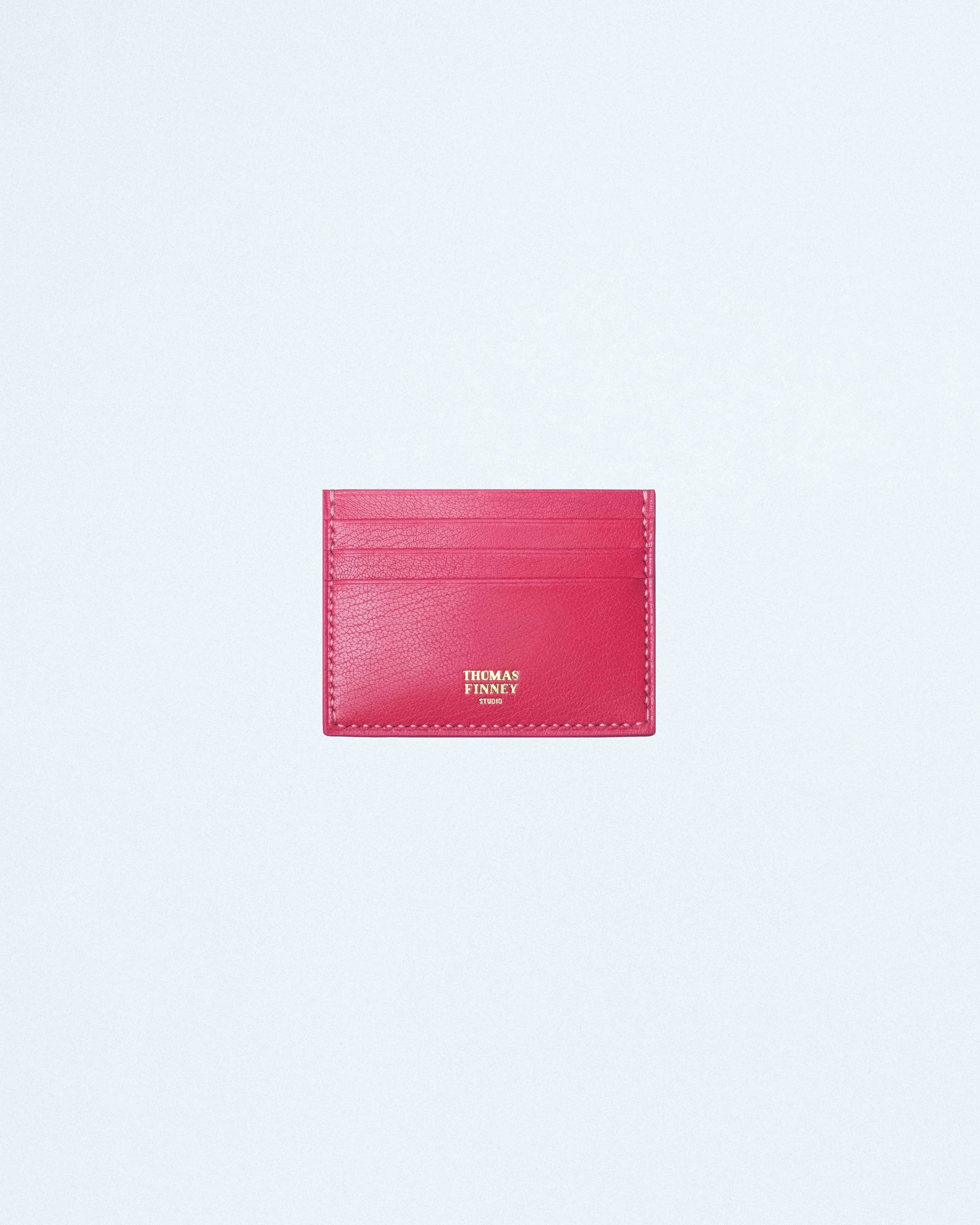 Card case in Pink Chevre