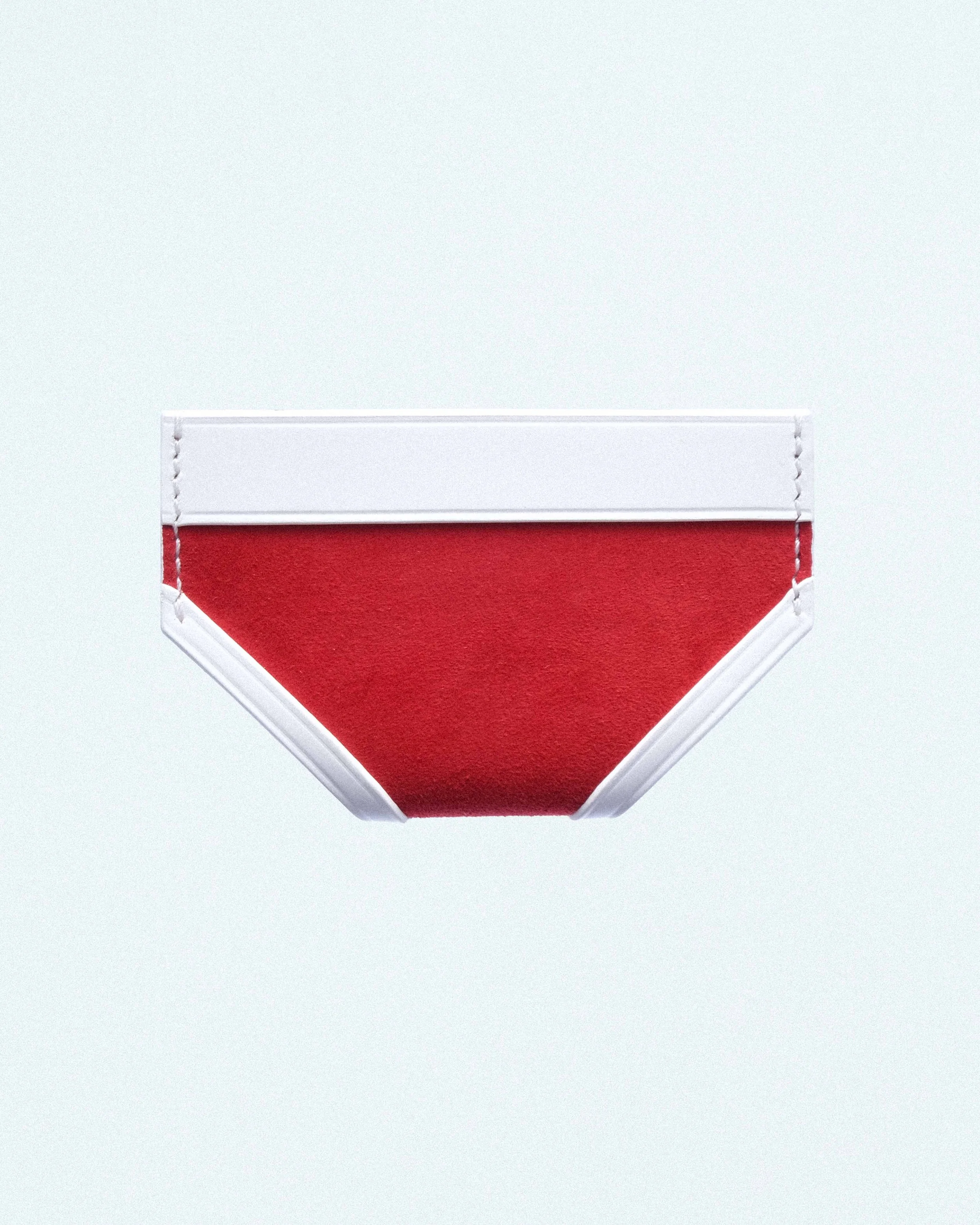 BRIEF CARD CASE IN RED SUEDE WITH WHITE TRIM-4.jpg
