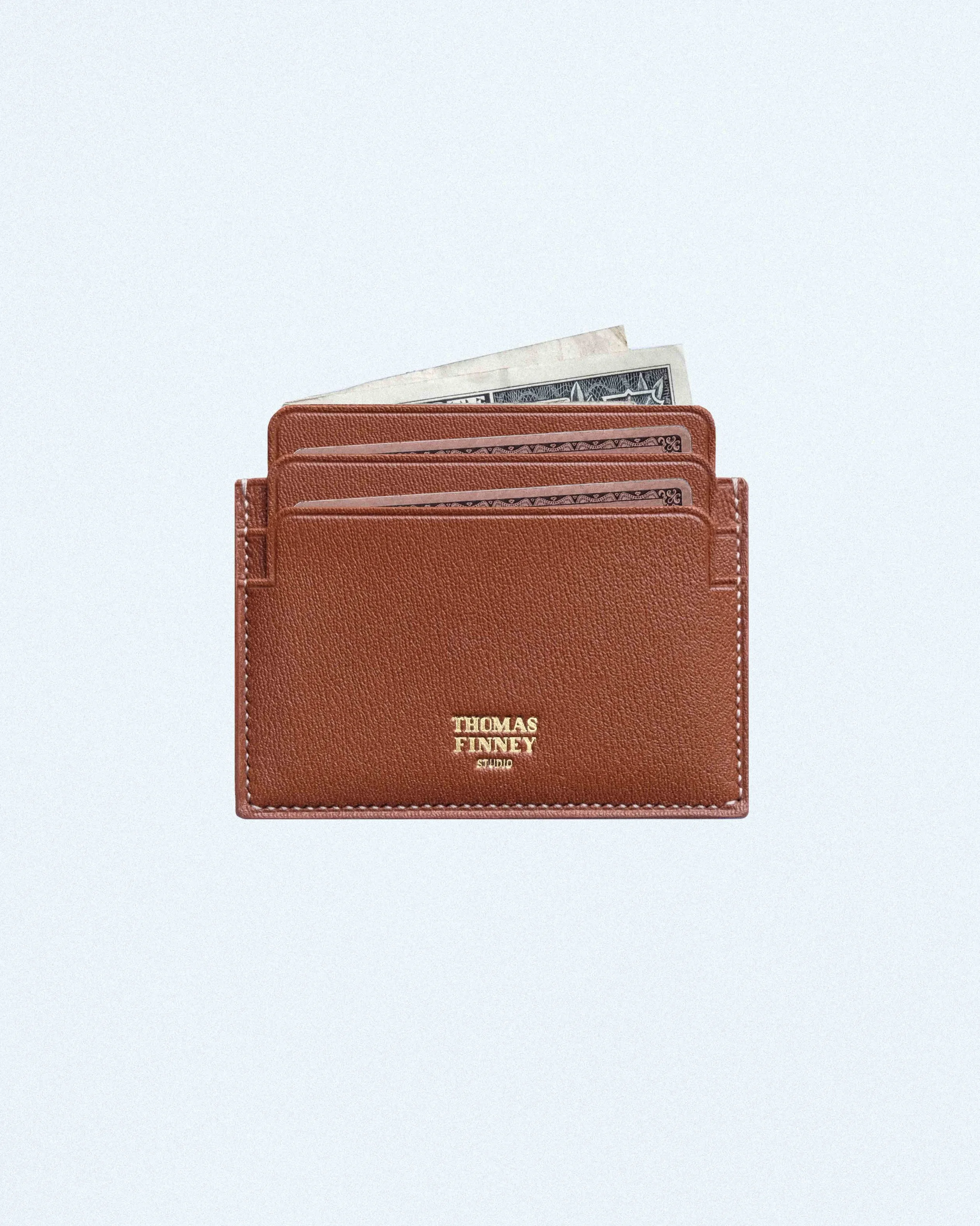 DISCREET CARD CASE IN BROWN CHEVRE-2.jpg
