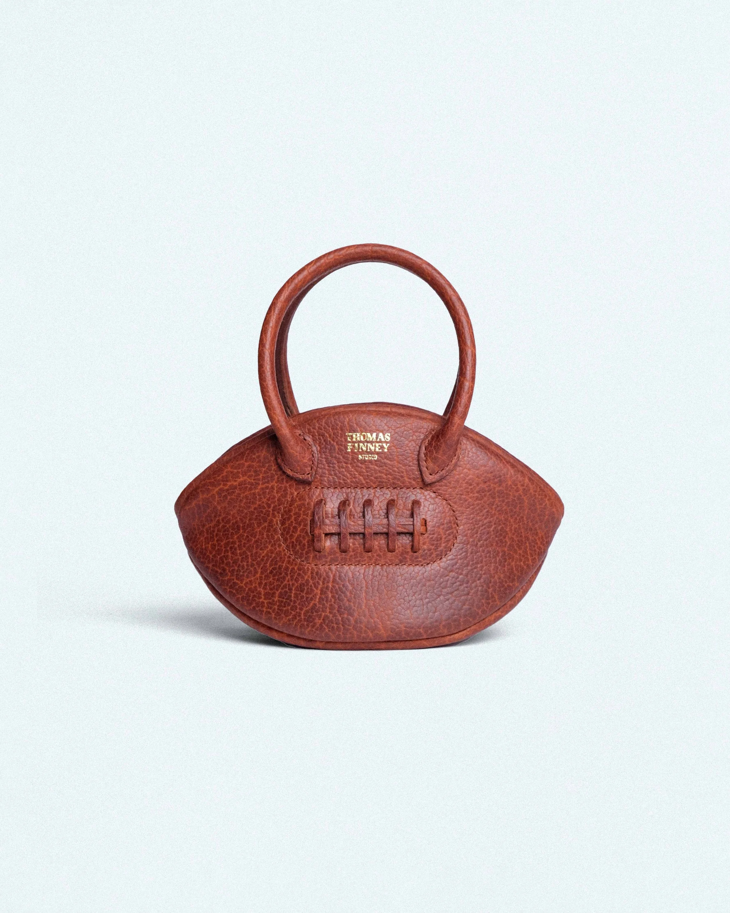 Ball Bag in Brown American Bison