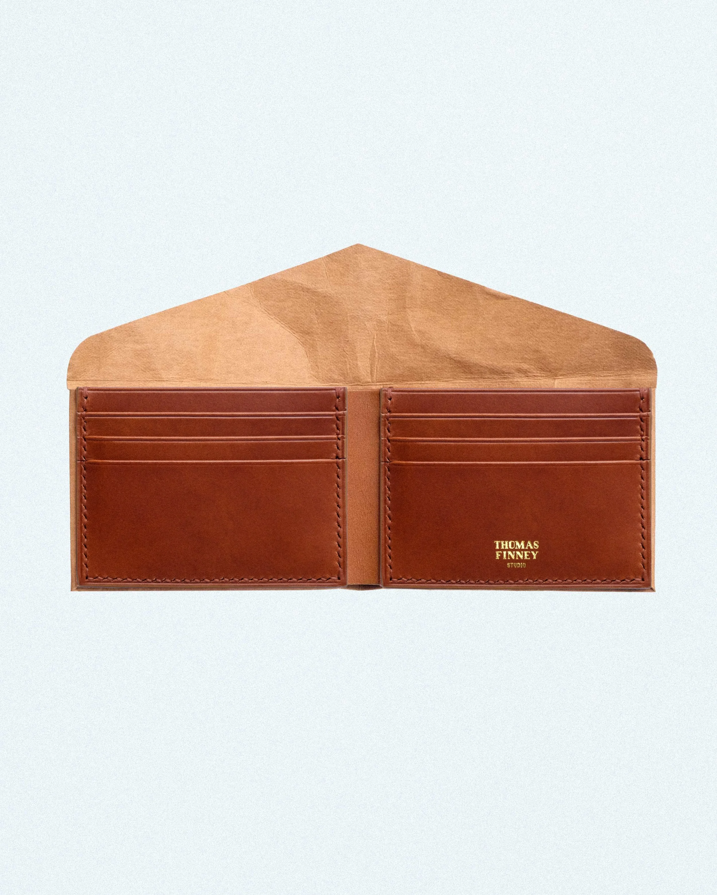 Envelope Wallet in Brown Leather