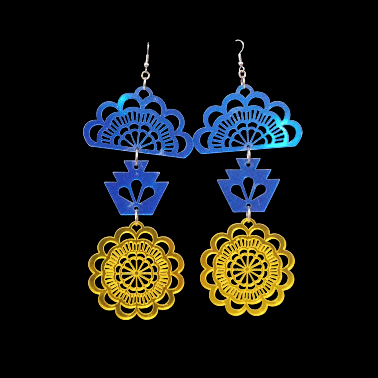 Mirrored Pueblos Florals