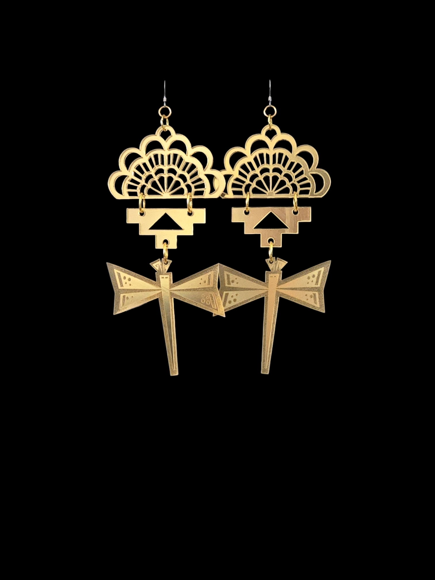 Gold Dragonfly Blessings