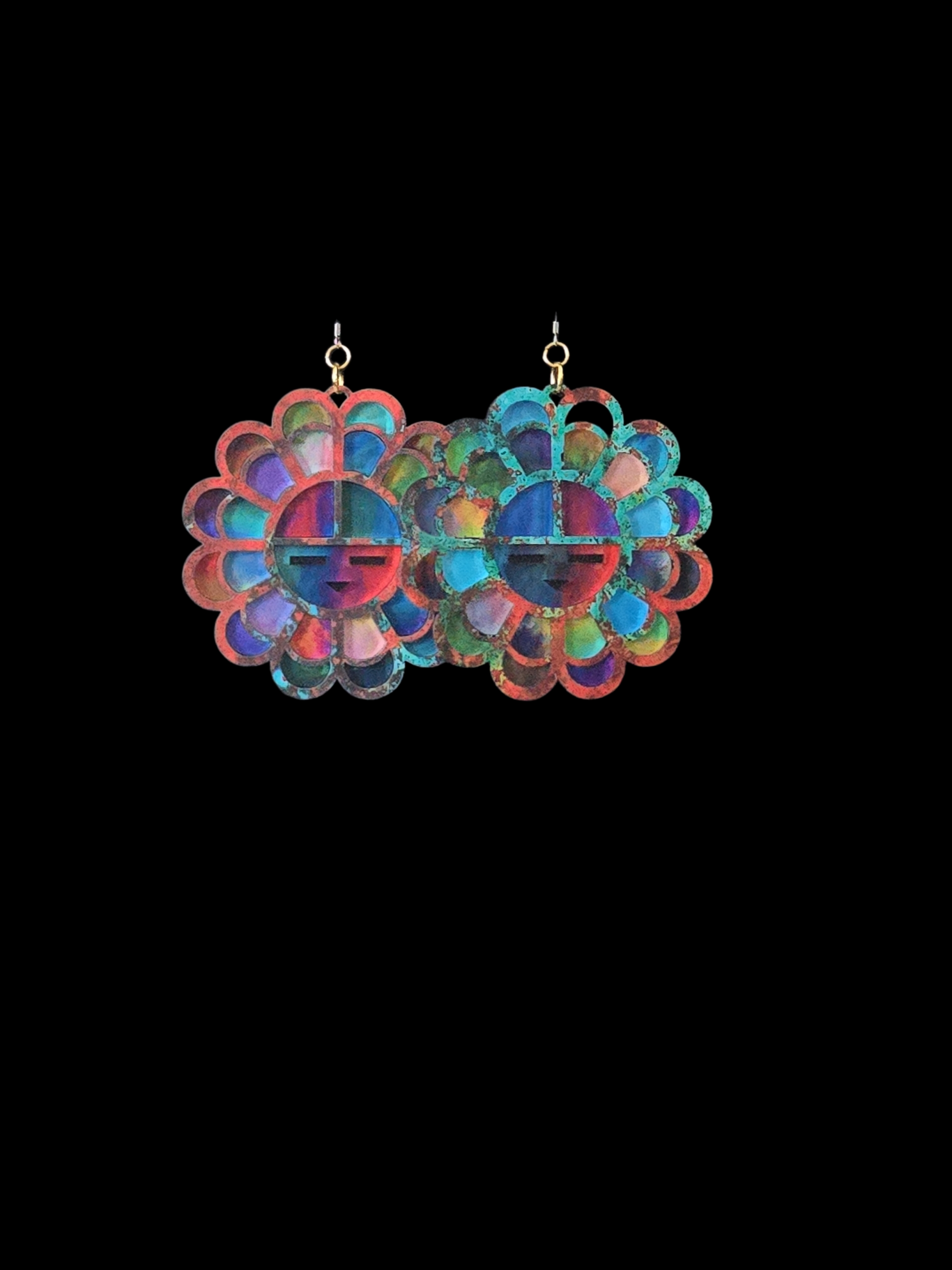 Zuni Sunface Inlayed Acrylic