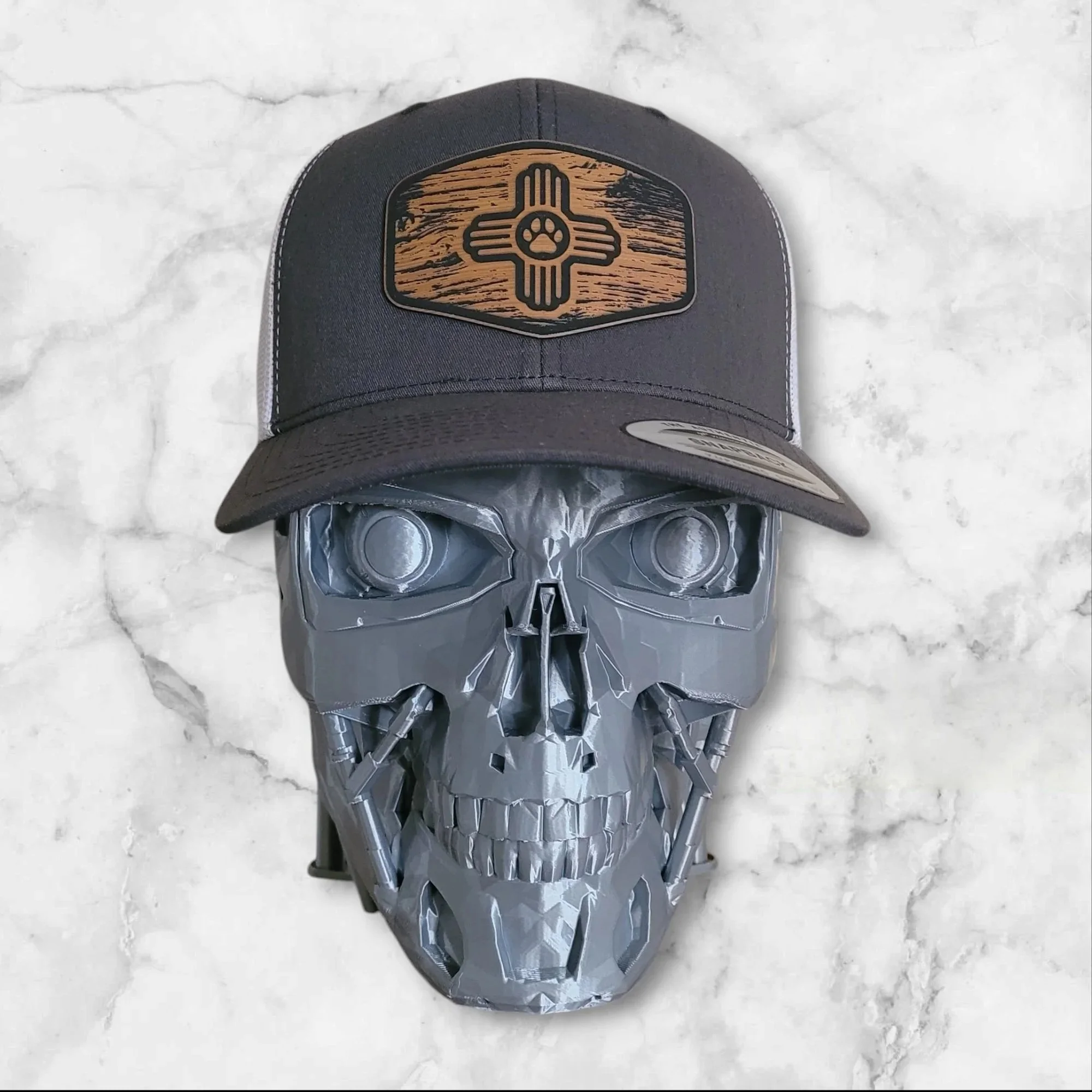 Trucker Hat with Bamboo Leatherette