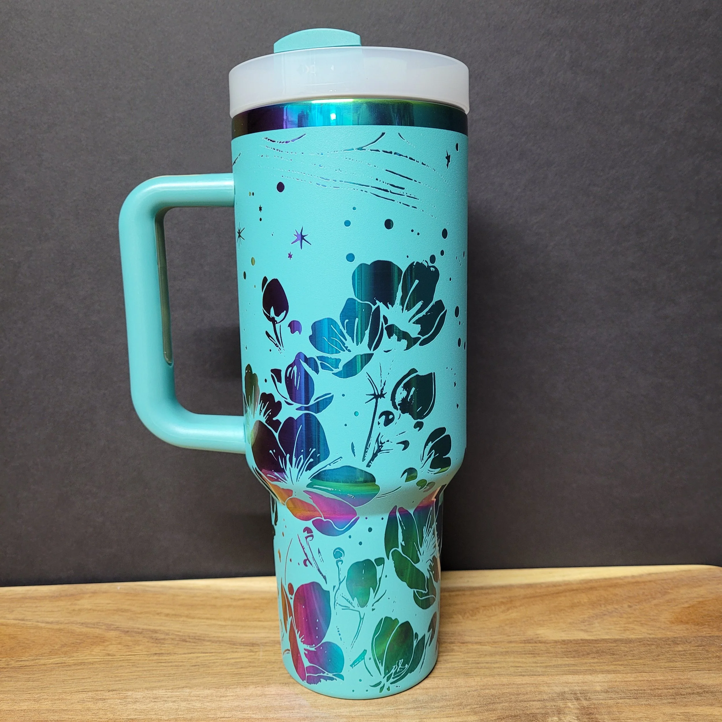 Iridescent Cherry Blossom Full Pottery Wrap