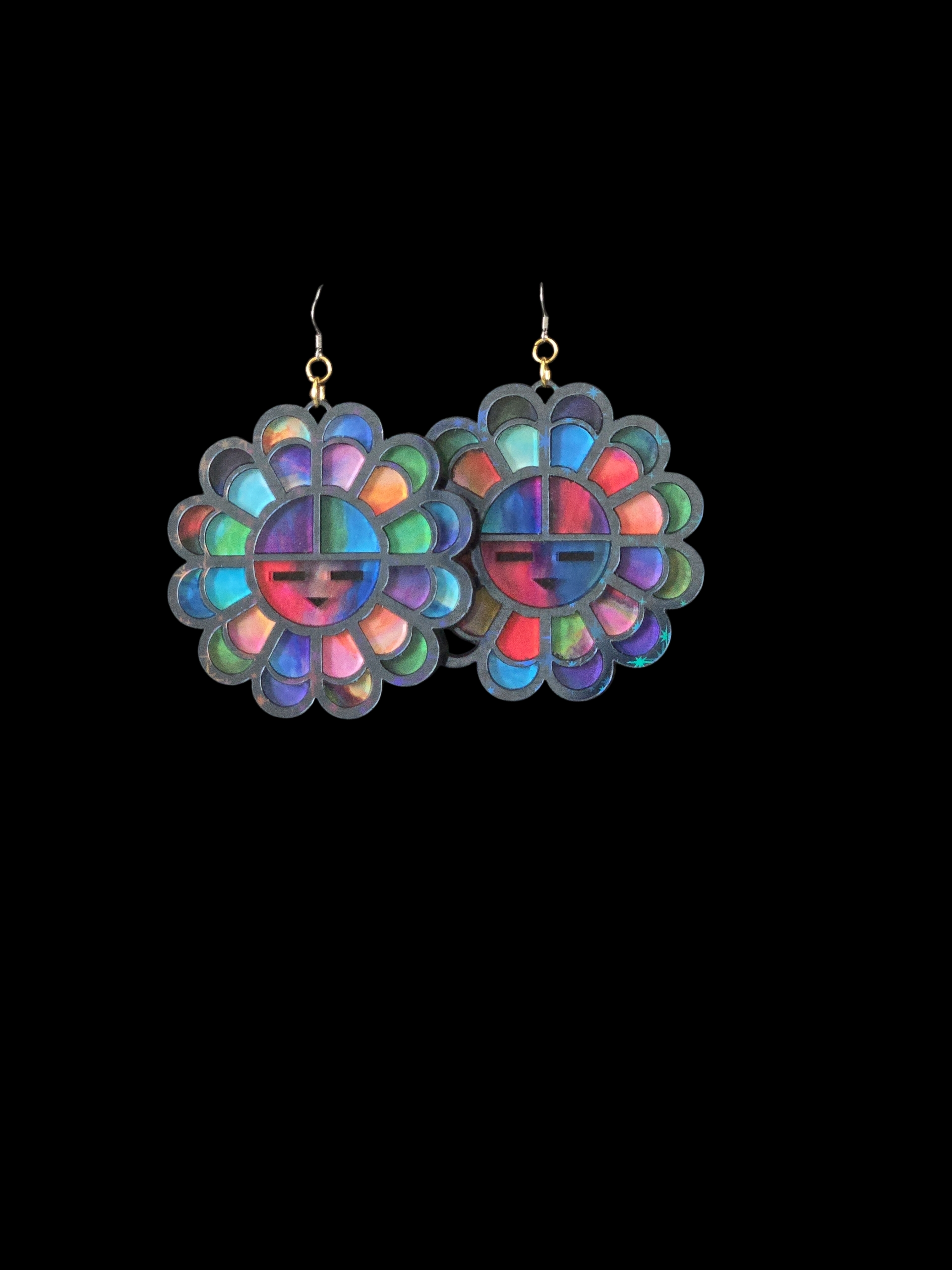 Zuni Sunface Inlayed Acrylic