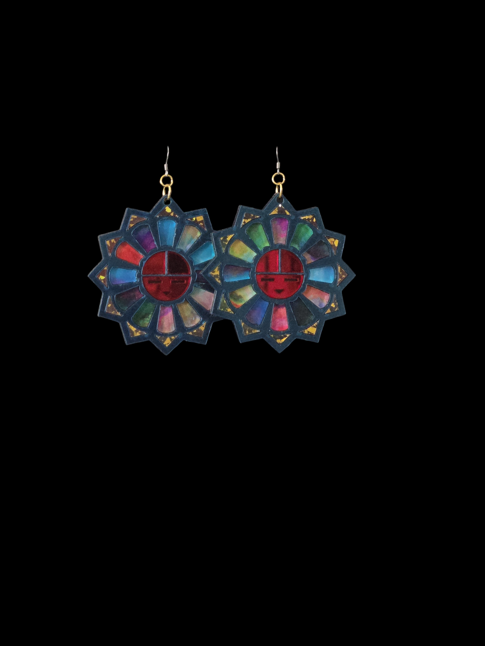 Zuni Sunface Inlayed Acrylic