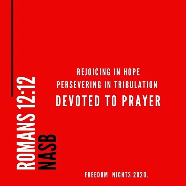DEVOTED TO PRAYER⠀
&bull; &bull; ⠀
Oh how we need to be a community of people praying for each other!⠀
&bull; &bull; ⠀
Freedom Nights are committed to doing that! ⠀
&bull; &bull; ⠀
We would love to hear what you are believing for? What can we be pray