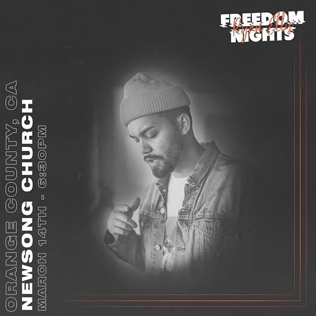 Orange County save the date! 14th March @newsongchurch 🙏🏼🙏🏼