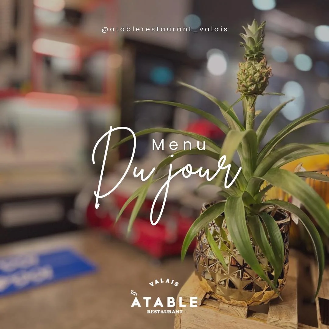 Menu du jour &ndash; une invitation au plaisir 

Aujourd&rsquo;hui, laissez-vous s&eacute;duire par notre soupe de ch&acirc;taignes, douce et r&eacute;confortante, suivie de lasagnes v&eacute;g&eacute;tariennes pleines de saveurs 
Pour terminer en be