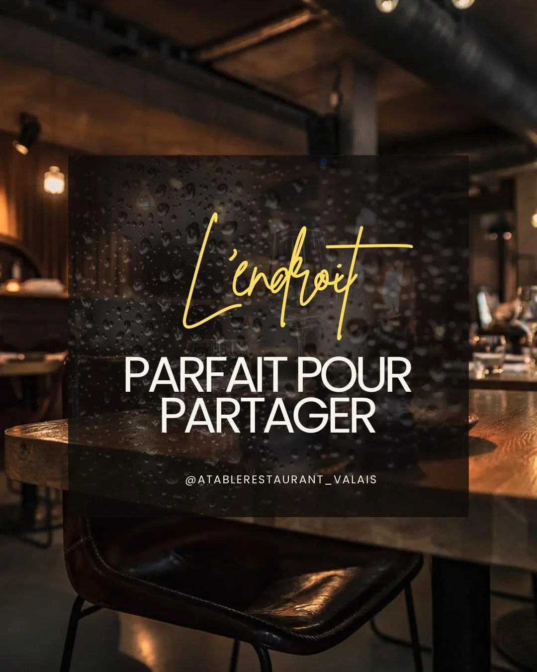 Chez Atable, nous croyons que la cuisine est encore meilleure quand elle se partage.

Rassemblez vos amis, votre famille ou cette personne sp&eacute;ciale, et savourez ensemble un moment qui c&eacute;l&egrave;bre la bonne &eacute;nergie, les belles c