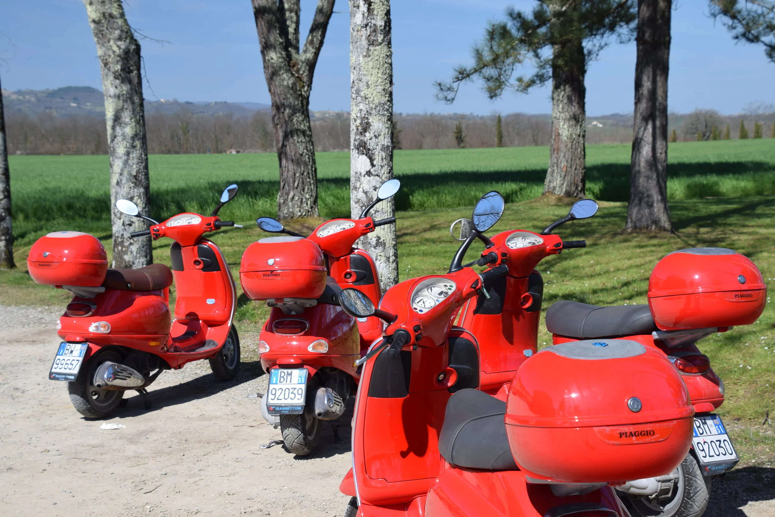 scooting around san galgano