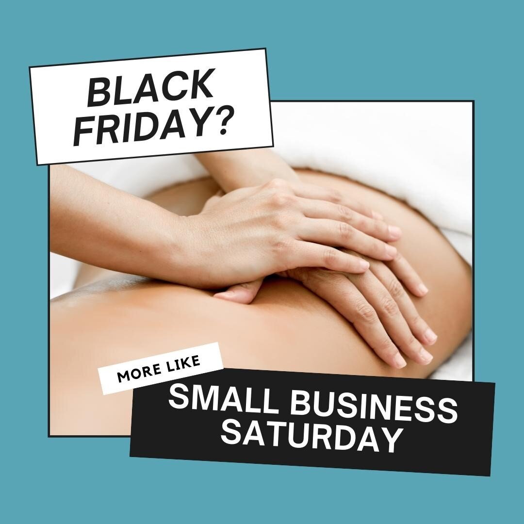 🛍️As I'm sure you're aware, it's Black Friday today...savings galore! But here at Form + Function we're more for Small Business Saturday..am I right?⁣⁣
⁣⁣
📆Support a small business and get an appointment booked today! Besides, we all could use as m