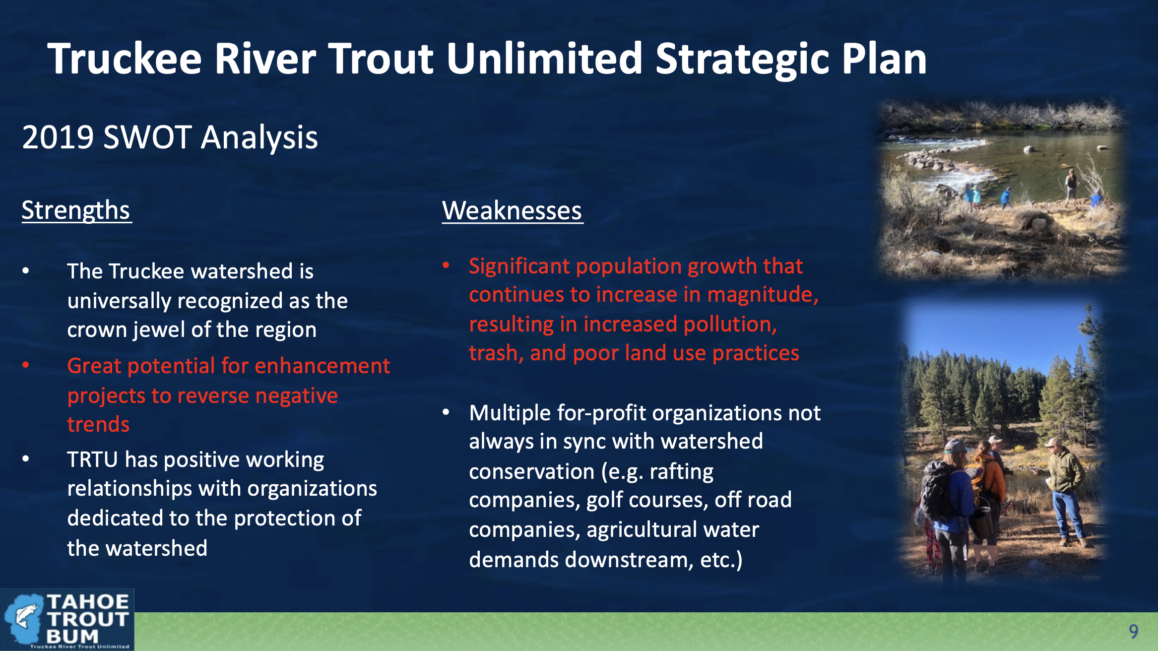 Strategic Plan — Truckee River Trout Unlimited
