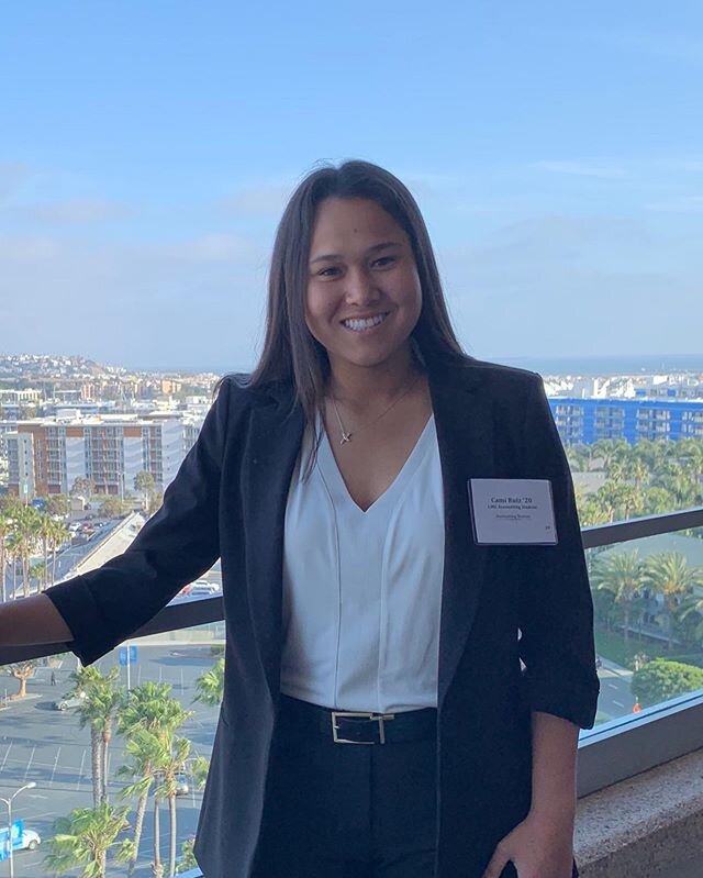 #seniorspotlight ✨
Congratulations, Cami!

During her time at LMU, Cami has served as the President of Accounting Society, as the President of @lmuems, and as the Vice President of Finance and a proud bro of @lmudsp! This past academic year, she led 