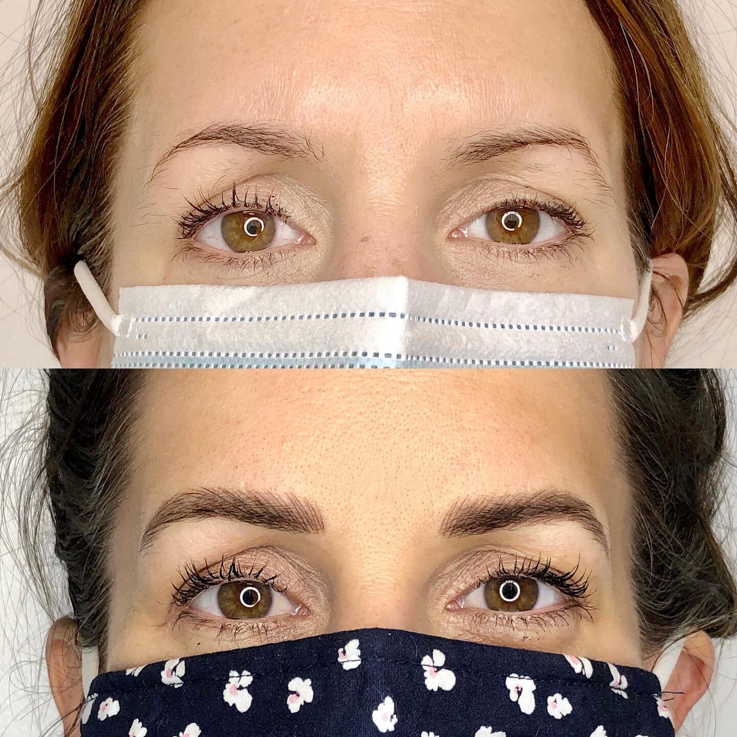 One heck of a brow glow-up JUST in time for summer fun! ☀️ 🏖 

service // microblading (bottom photo immediately after second session)

*books currently closed.