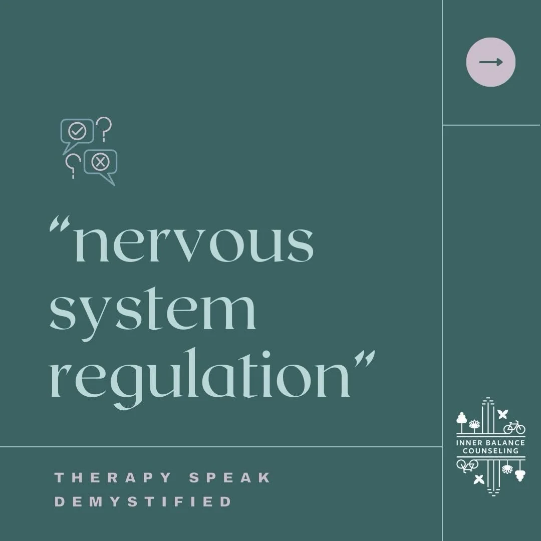 Let&rsquo;s dig into nervous system regulation. Being &ldquo;regulated&rdquo; doesn&rsquo;t mean you never get stressed, it means you know how to find your way back to center🌡️🙂&zwj;↕️