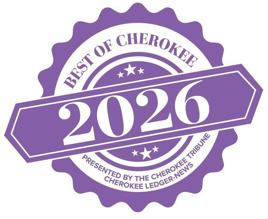 Purple Best of Cherokee 2026 winner logo