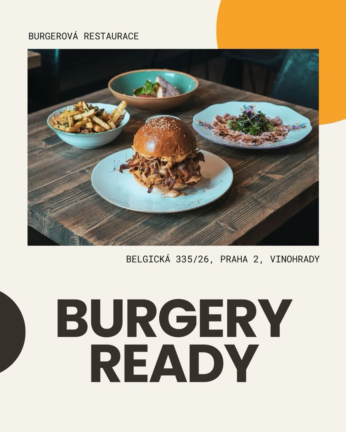 Burgery ready. A ty? 🍔🔥 

Stav se na poctiv&yacute; burger, hranolky a něco dobr&eacute;ho k tomu. 📍 Belgick&aacute; 335/26, Praha 2 &ndash; Vinohrady 

#dishpraha #burgerpraha #vinohrady #praguefood #kamvpraze