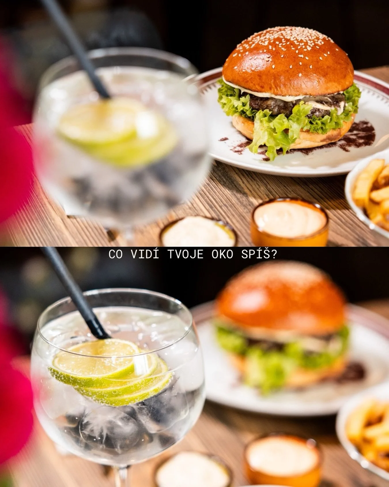 Co vid&iacute; tvoje oko sp&iacute;&scaron;? 👀 

Drink nebo burger? Upř&iacute;mně&hellip; tady se nevyb&iacute;r&aacute; 😏 

#dishpraha #vinohrady #burgeranddrink #praguefoodie #foodiecz burgertime