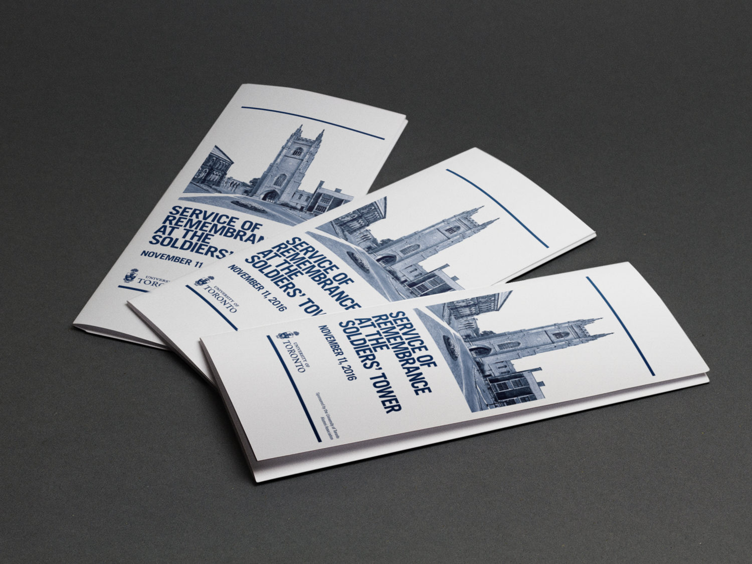 Rememberance Day Brochure for U of T’s Soldiers’ Tower