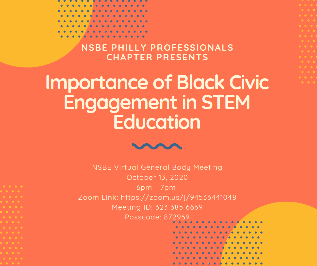 October General Body Meeting