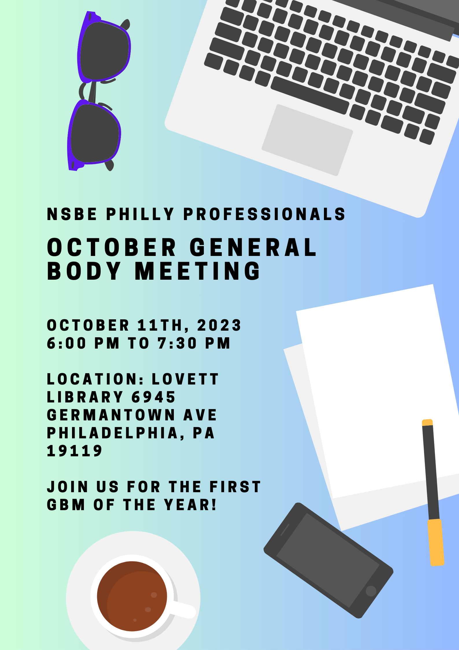 October General Body Meeting
