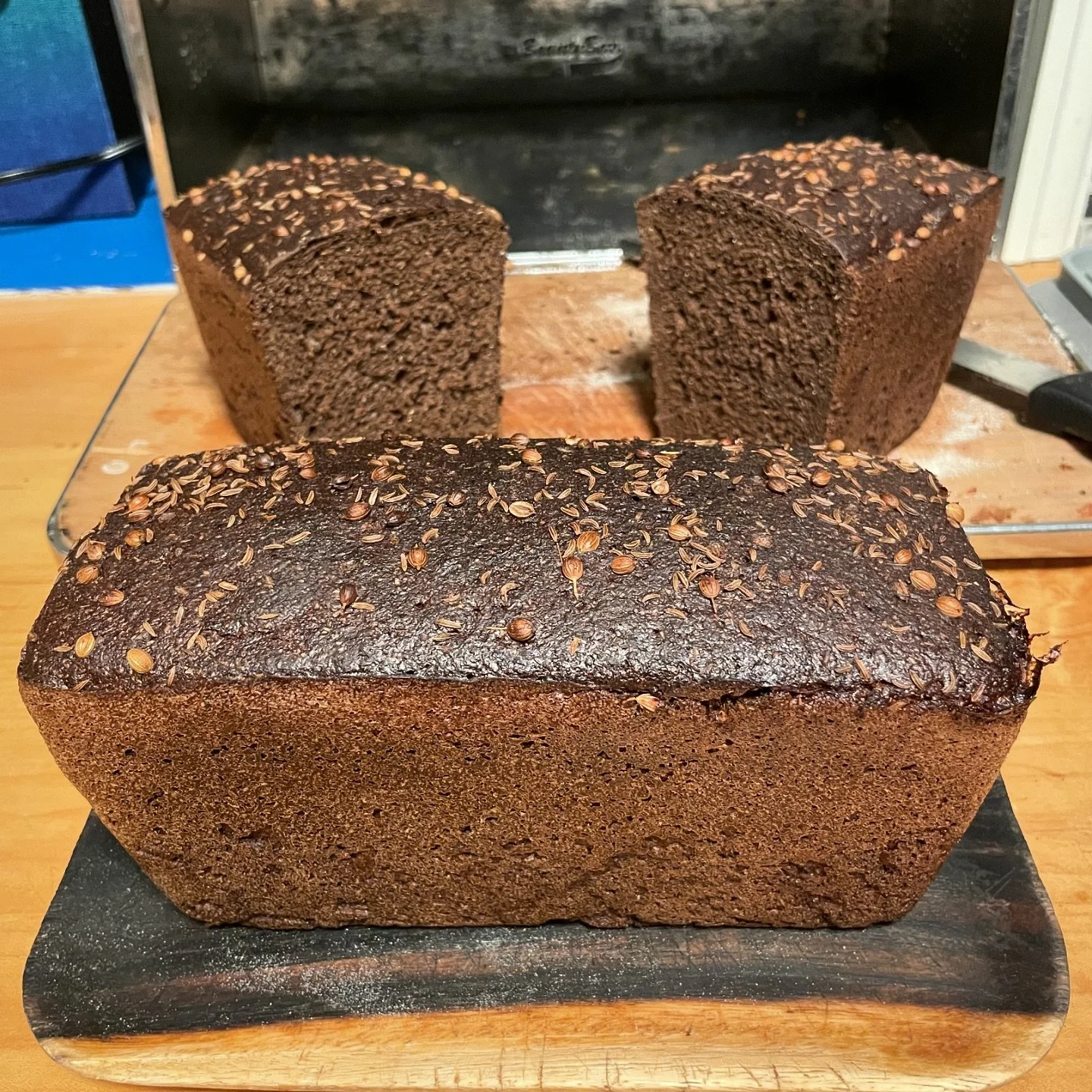 Bread pics in a morning like this are a refuge. #americanassasination #selfsustainingspiralofshit #borodynskybread