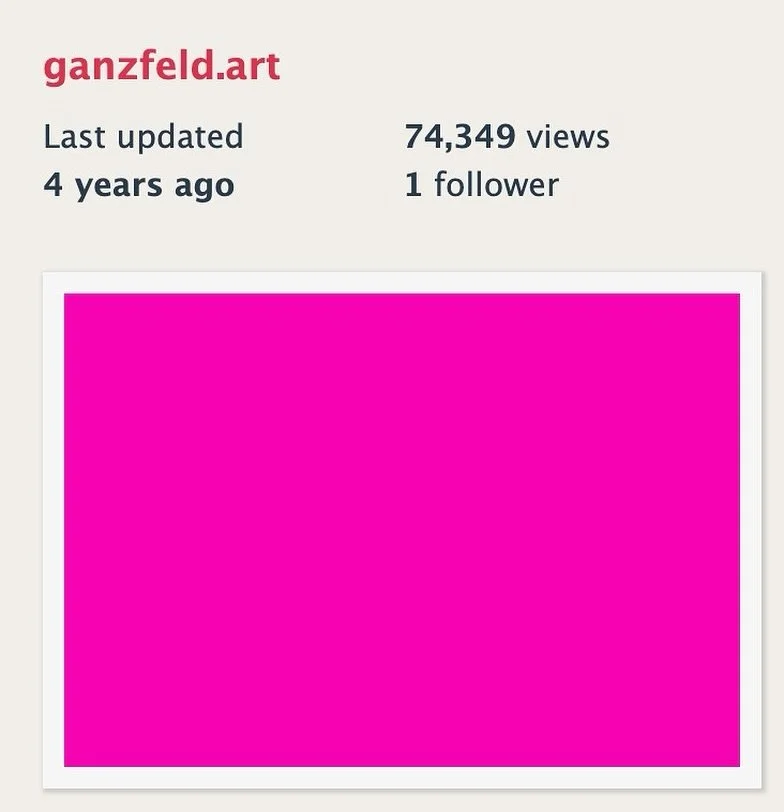 My small pandemic project, ganzfeld.art, has quietly reached nearly 75,000 visitors over 4 years!
This website displays a slowly changing, uniform field of color. When filling your entire field of vision (meaning you’re almost touching the scr