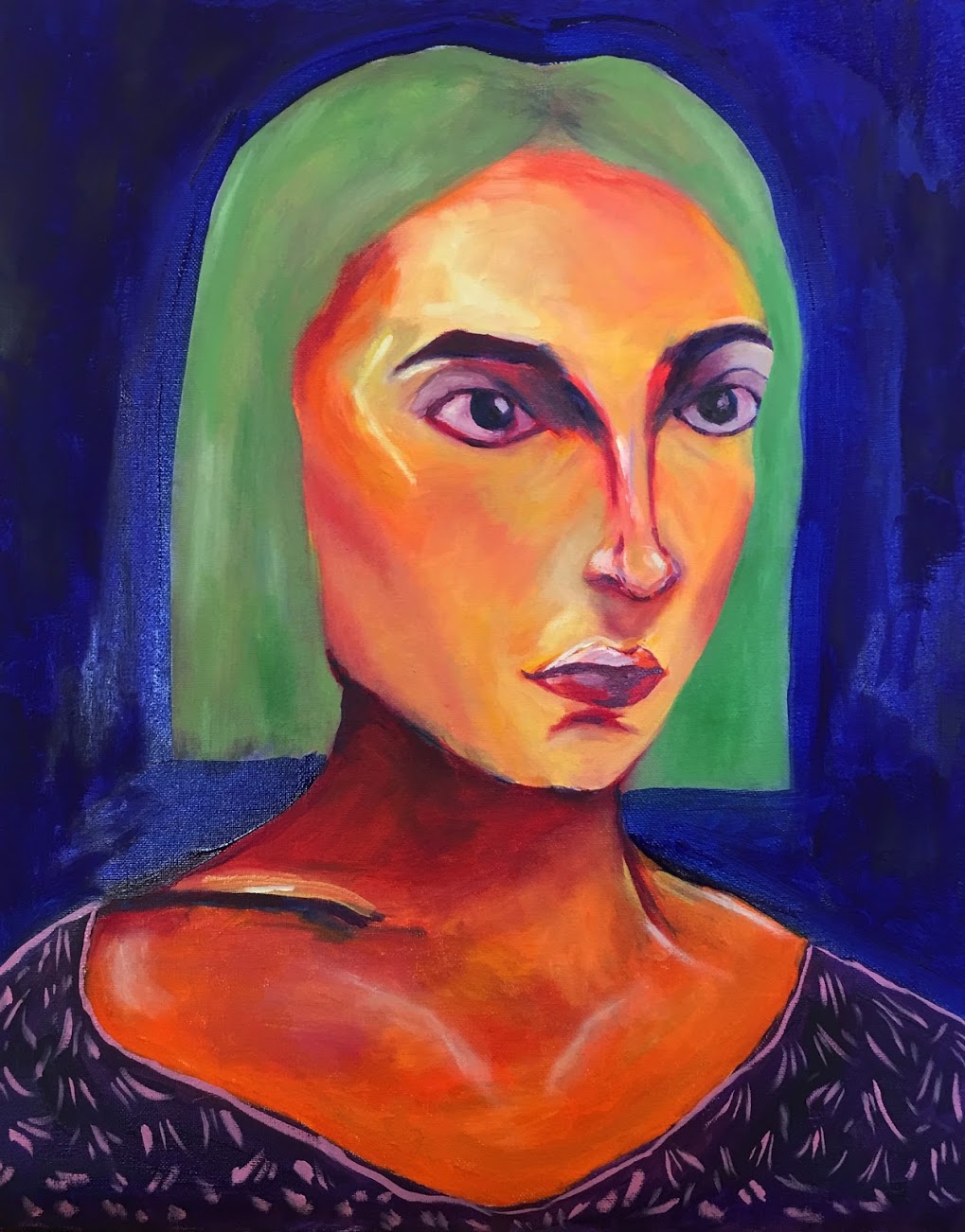 SMACKED 36" x 24" oil on canvas $250