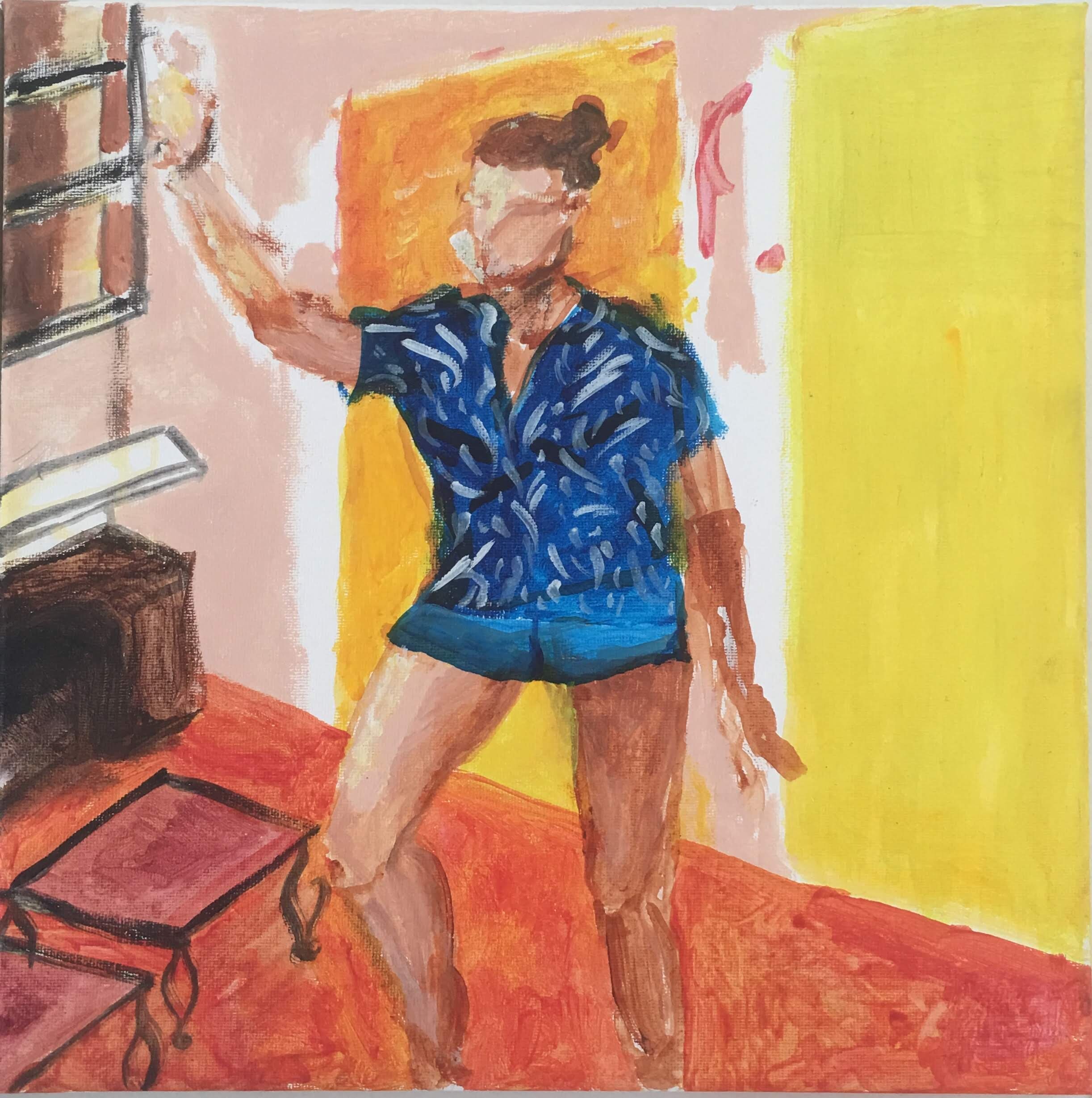 CHARLOTTE II 12" x 12" oil on canvas $50