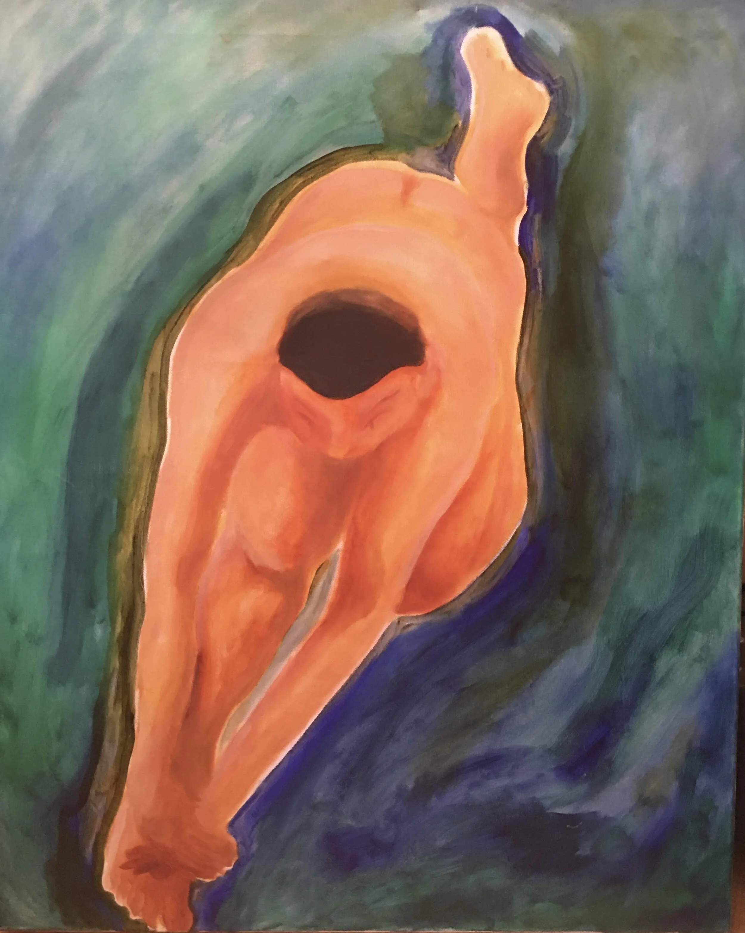 VIKA'S POSE 36" x 22" oil on canvas $200