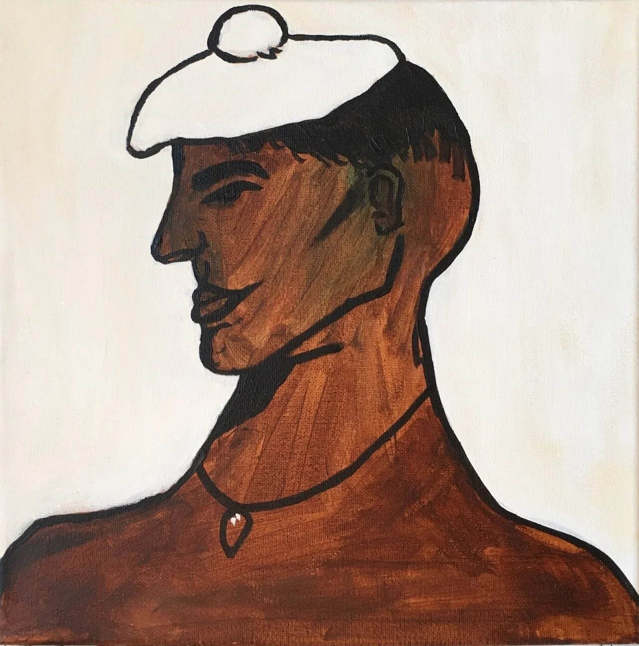 JEAN 12" x 12" acrylic on canvas