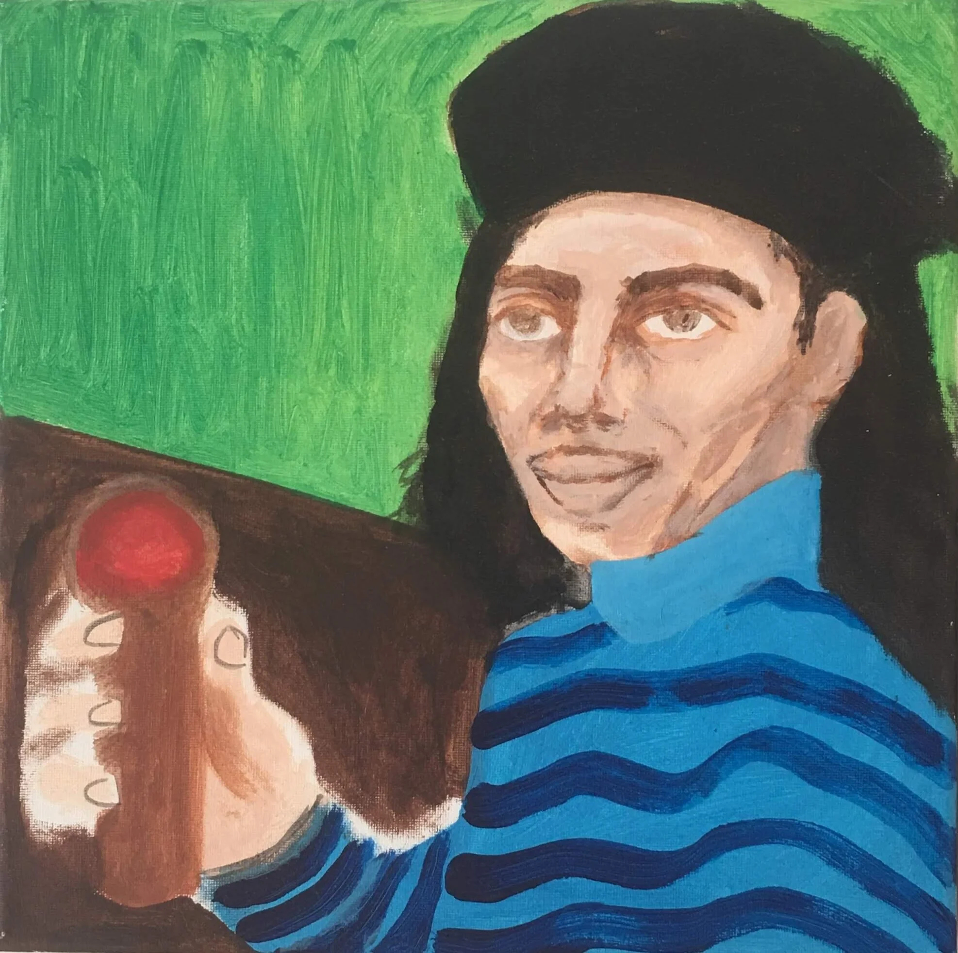 ALEX 12" x 12" acrylic on canvas $150