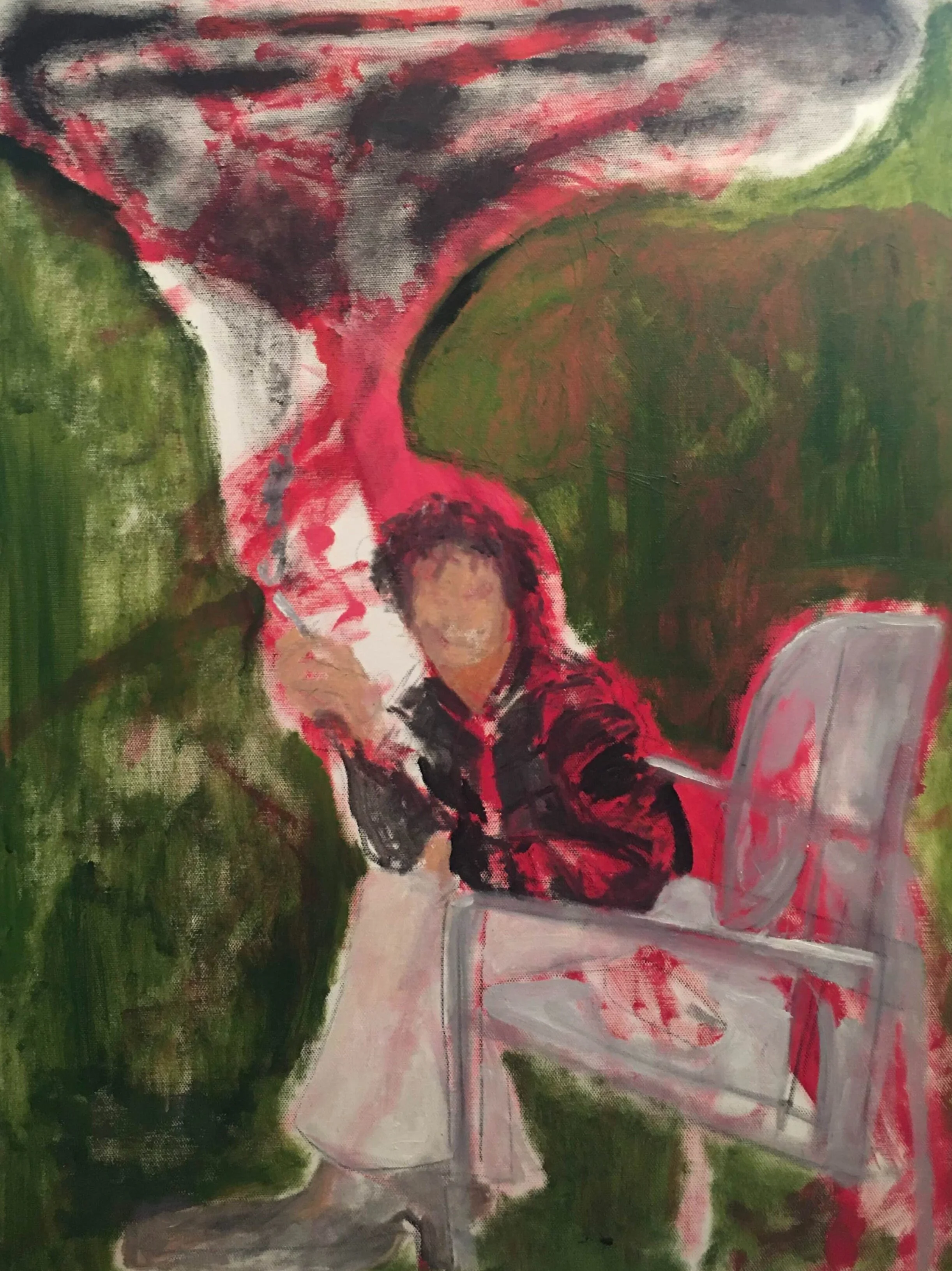JOSH 36" x 22" 0il on canvas $300